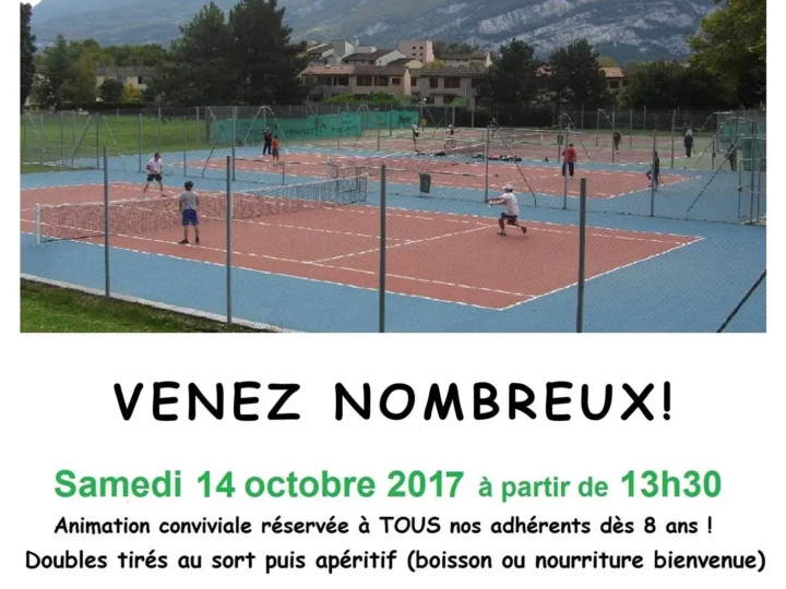 Rappel tournoi salade ce samedi 13h30 au club