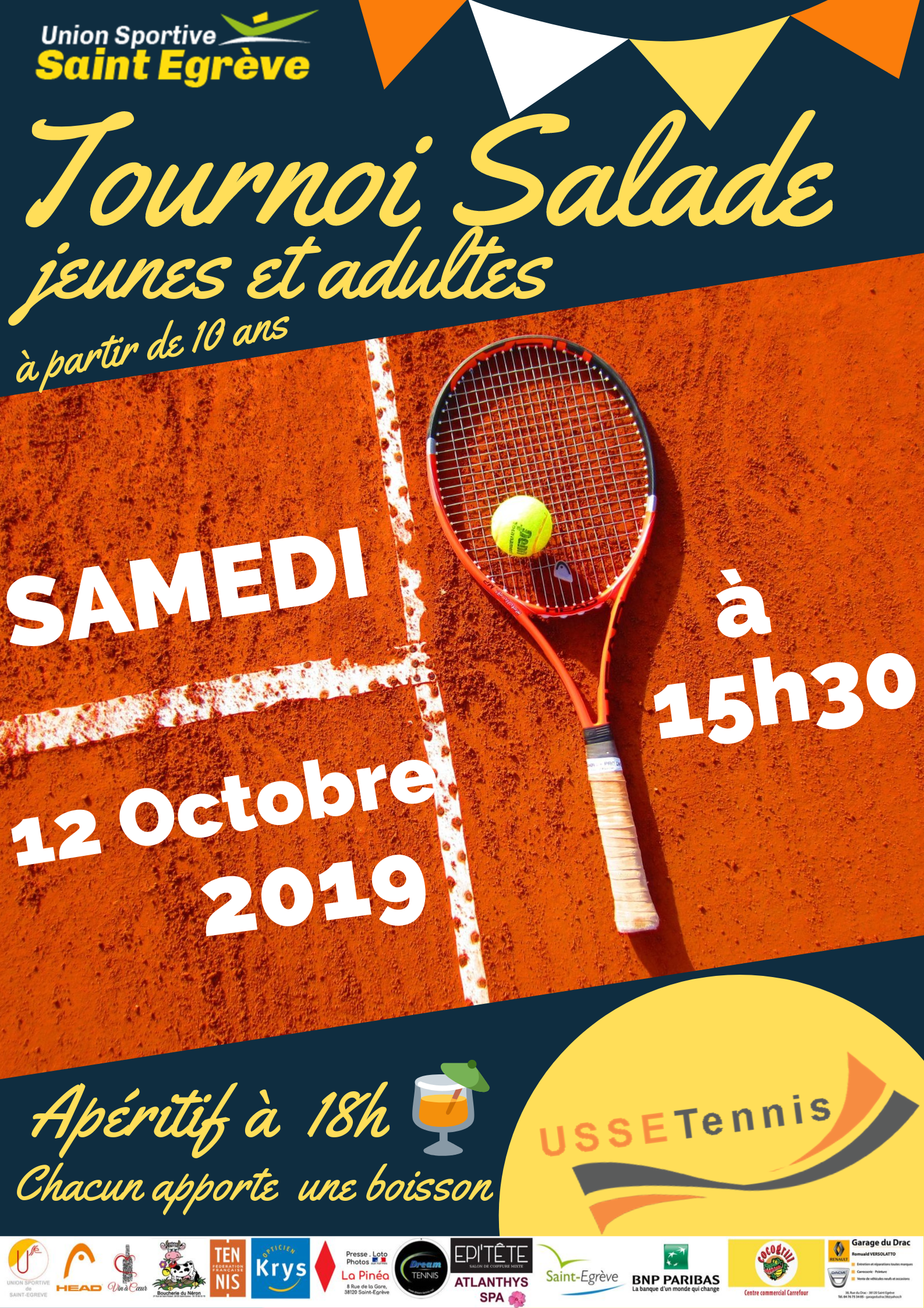 Lire la suite à propos de l’article TOURNOI SALADE au club samedi 12 octobre à partir de 15h30