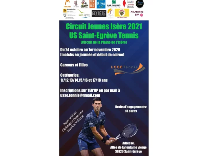 Tournoi jeunes saison 2020/2021