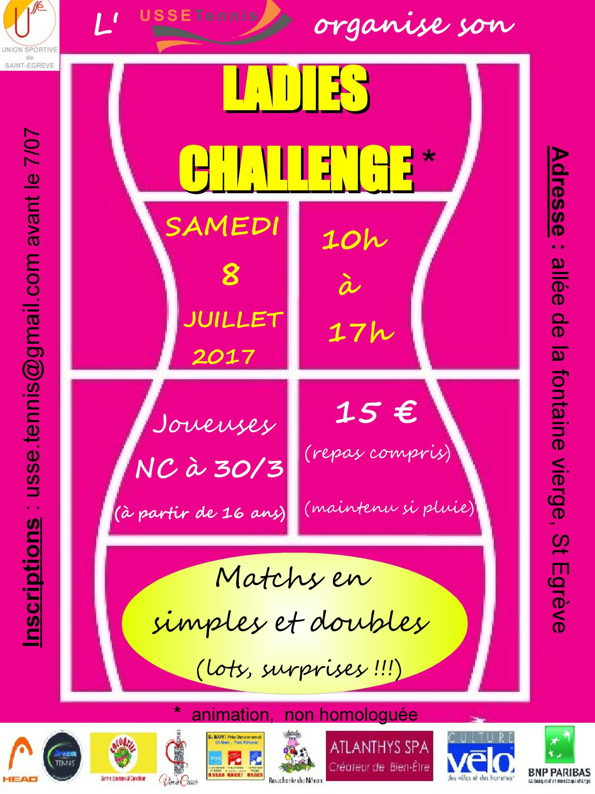 Lire la suite à propos de l’article Ladies Challenge samedi 8 juillet 10h-17h au club