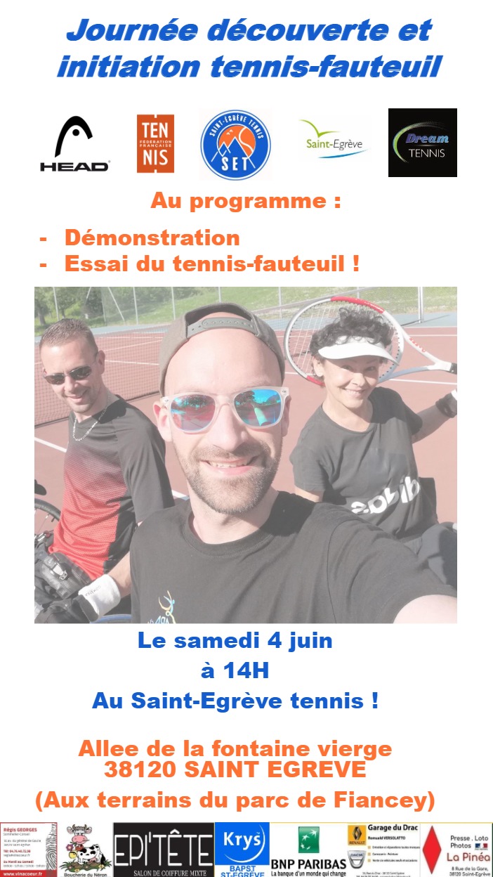 Lire la suite à propos de l’article JOURNEE DECOUVERTE ET INITIATION PARATENNIS